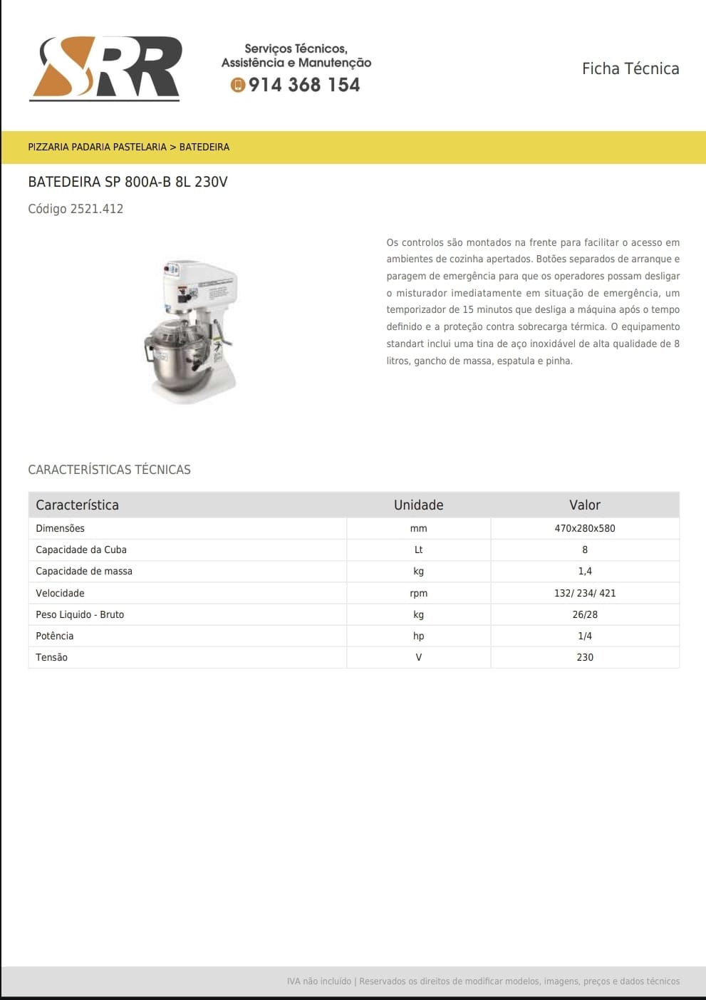 Venda de Equipamentos